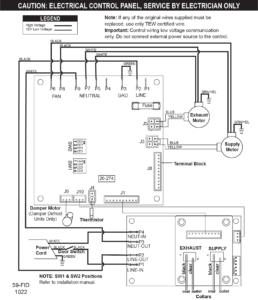 METRO 120F-ECM-FID Wiring Diagram
